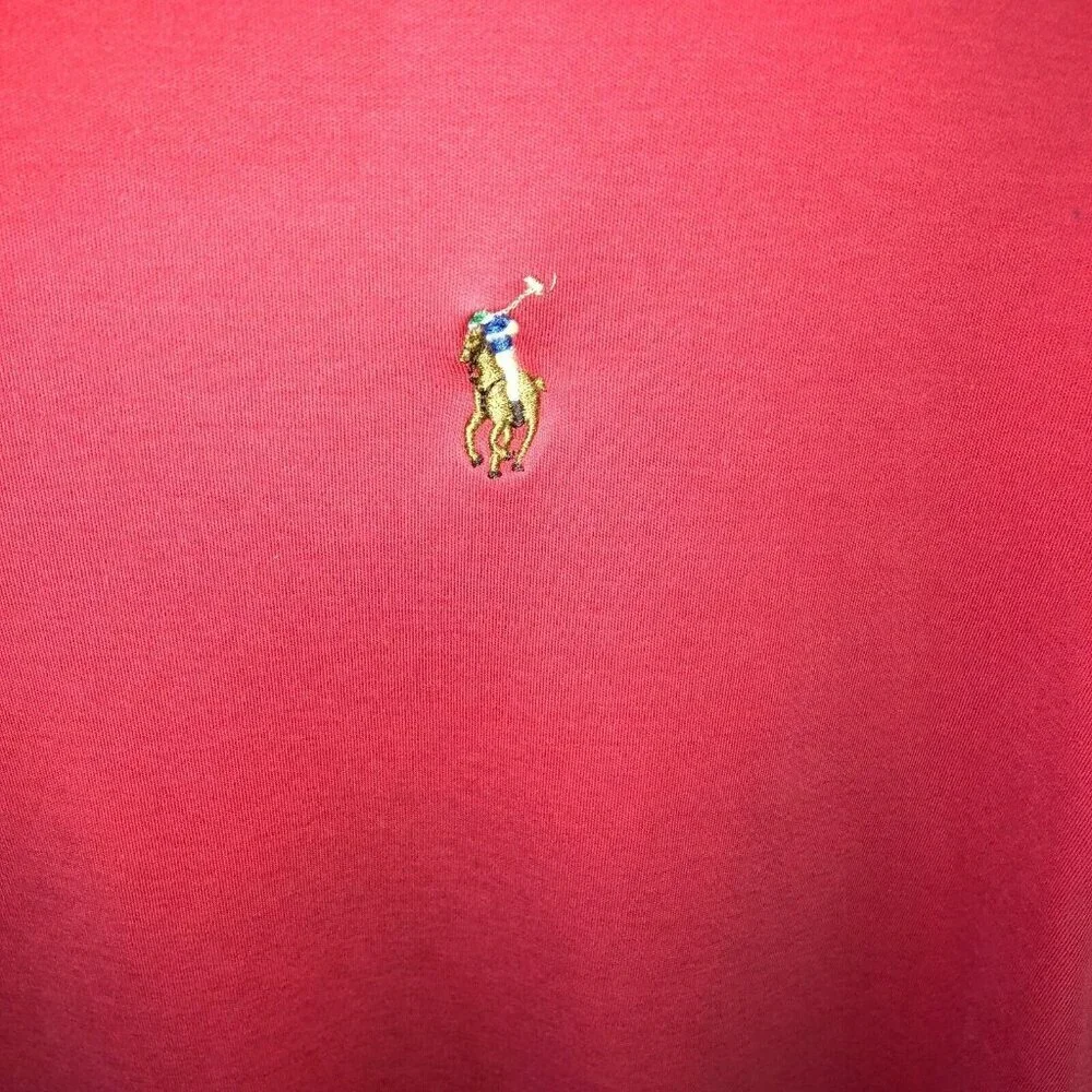 Polo Ralph Lauren Mens XL Lt. Red Classic Fit Short Sleeve Polo Shirt
